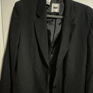 DKNY BLACK LINED BLAZER SZ 12